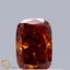 0.33 Ct. Fancy Deep  Orange Cushion Lab Grown Diamond