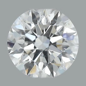 Round diamond — real photo