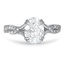 Custom Claw Prong Twisted Band Diamond Ring