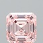 3.01 Ct. Fancy Intense Pink Asscher Lab Grown Diamond