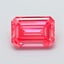 1.35 Ct. Fancy Vivid  Pink Emerald Lab Grown Diamond
