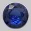9.0mm  Blue  Round   Sapphire