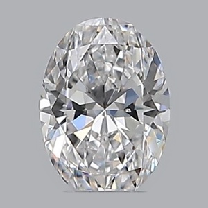 Oval diamond — real photo
