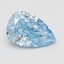 2.03 Ct. Fancy Vivid Blue Pear Lab Grown Diamond