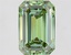 2.59 Ct. Fancy Vivid Green Emerald Lab Grown Diamond