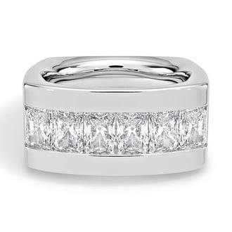Custom Six Stone Radiant Lab Diamond Ring