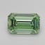1.62 Ct. Fancy Vivid  Green Emerald Lab Grown Diamond
