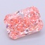 3.06 Ct. Fancy Vivid  Pink Radiant Lab Grown Diamond