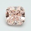 3.51 Ct. Fancy Vivid Pink Cushion Lab Grown Diamond