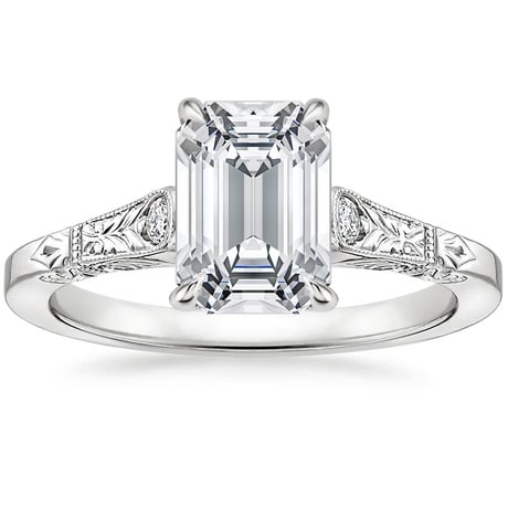 Hand Engraved Vintage Inspired Ring