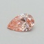 0.30 Ct. Fancy Vivid Pink Pear Lab Grown Diamond