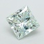 2.10 Ct. Fancy Intense  Green Princess Lab Grown Diamond