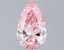 0.70 Ct. Fancy Vivid Pink Pear Lab Grown Diamond