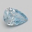 1.04 Ct. Fancy Vivid Blue Pear Lab Grown Diamond