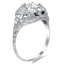 The Mallorca Ring, smalltop view on a hand