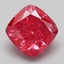2.04 Ct. Fancy Vivid Pink Cushion Lab Grown Diamond