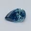 0.40 Ct. Fancy Vivid Malibu Blue Pear Lab Grown Diamond