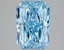 3.01 Ct. Fancy Vivid Blue Radiant Lab Grown Diamond