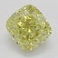 2.72 Ct. Fancy Intense Yellow Cushion Diamond