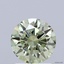 1.43 Ct. Fancy Vivid  Green Round Lab Grown Diamond