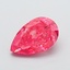 1.33 Ct. Fancy Vivid  Pink Pear Lab Grown Diamond