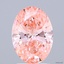 2.06 Ct. Fancy Vivid Pink Oval Lab Grown Diamond