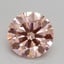 2.00 Ct. Fancy Intense Pink Round Lab Grown Diamond