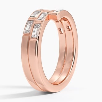 Brenna Baguette Lab Diamond Wrap Ring (1 1/5 ct. tw.)