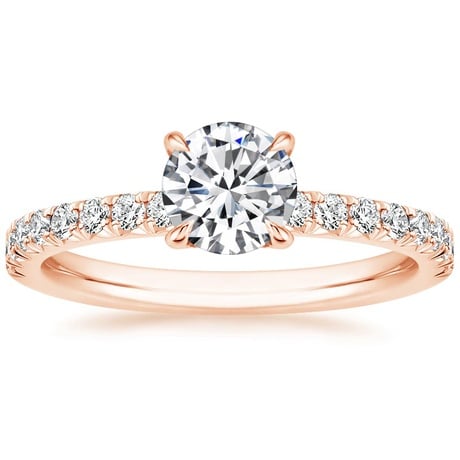 14K Rose Gold Amelie Diamond Bridal Set