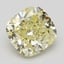 2.36 Ct. Fancy Yellow Cushion Diamond