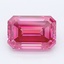 3.38 Ct. Fancy Vivid Pink Emerald Lab Grown Diamond