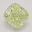 1.06 Ct. Fancy Light Yellow Cushion Diamond