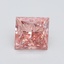 3.07 Ct. Fancy Intense Pink Princess Lab Grown Diamond