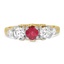 Modern Ruby Vintage Ring