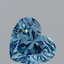 1.04 Ct. Fancy Vivid Blue Heart Lab Grown Diamond