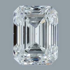 Emerald diamond — real photo