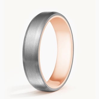 Endeavor 5.5mm Wedding Ring in 14K Rose Gold