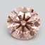 2.50 Ct. Fancy Intense Pink Round Lab Grown Diamond