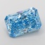7.10 Ct. Fancy Vivid Blue Radiant Lab Grown Diamond