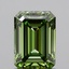 1.10 Ct. Fancy Vivid  Green Emerald Lab Grown Diamond
