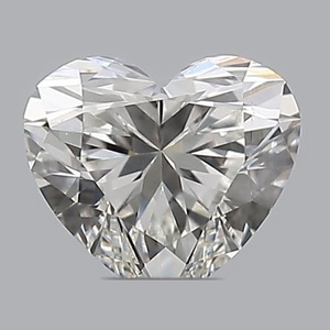 Heart diamond — real photo