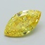 1.16 Ct. Fancy Vivid Yellow Marquise Lab Grown Diamond