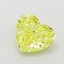 1.20 Ct. Fancy Vivid Yellow Heart Lab Grown Diamond