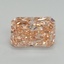 10.52 Ct. Fancy Vivid Orange Cushion Lab Grown Diamond