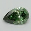 1.17 Ct. Fancy Vivid Green Pear Lab Grown Diamond