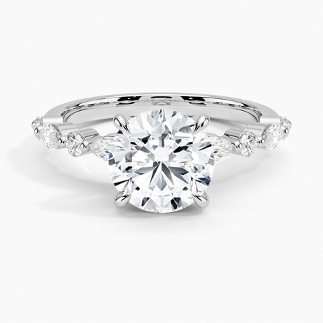 Platinum Versailles Half-Coverage Diamond Ring (1/3 ct. tw.)