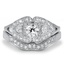 Contoured Pave Milgrain Diamond Ring for the Tomi Estate Ring, smallview