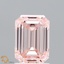 1.60 Ct. Fancy Intense  Pink Emerald Lab Grown Diamond