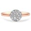 Custom Pave Cluster Diamond Ring