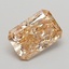 2.93 Ct. Fancy Intense Brownish Orange Radiant Lab Grown Diamond